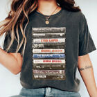 Vintage Music Band 80's Rock Cassette Tapes T-Shirts For Men Women