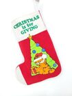 Garfield Christmas Stocking Vintage Christmas Is For Giving 15” Long