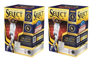 2020-21 Panini Select NBA Basketball Blaster Box - Sealed LOT OF 2