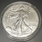 New Listing2021 1 oz American Silver Eagle Coin (BU, Type 2) In Capsule Time Sealed Liberty