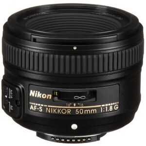 (Open Box) Nikon AF-S FX Nikkor 50mm f/1.8G Auto Focus F-Mount Lens #4