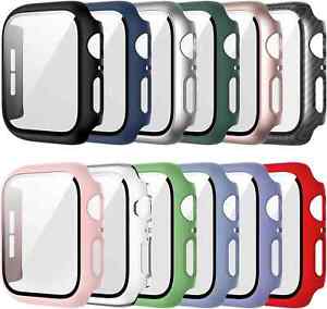 For Apple Watch Series 9/8/7/6/5/4/SE 41/45/40/44 Case Cover Screen Protector