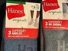 Men Hanes Socks No Show And Anklets New 6 Pairs