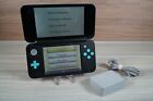 New Nintendo 2DS XL Console JAN-001 Black/Turquoise - OEM Charger