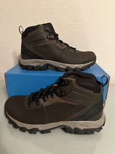 Columbia Newton Ridge Plus II Waterproof Brown Winter Boots Men's Size 9.5 NEW