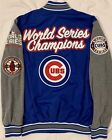 New ListingChicago Cubs 3 Time World Series Champions Commemorative Varsity Jacket Medium