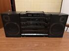 Vintage Sony Boom Box Black CD/Cassette Player CFD-460 TESTED