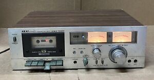 Vintage Akai GXC-706D Stereo Cassette Deck - Working