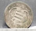 Silver 3 Cent Silver Piece | Silver Coin, US