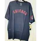 Chicago Cubs Men's 2XL Blue Embroidered Big Logo Tee - New Retro