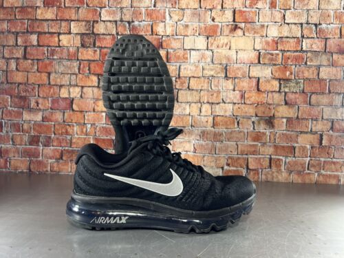 ⚡️Nike Mens Air Max 2017 849559-001 Black Running Shoes Sneakers Size 7