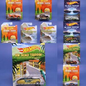 Lot of 10 Hot Wheels HW Road Trippin - EXC condition