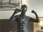 Black Spiderman Jumpsuit Costume Party Cosplay Spiderman Bodysuit Elastic Zentai