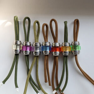 Titanium Resin Knife Lanyard Bead Paracord Necklace Pendant Bracelet Making EDC