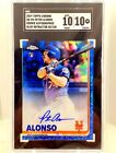 New Listing2019 Topps Chrome Pete Alonso Blue ROOKIE Refractor Auto 55/150 SGC GEM MINT 10