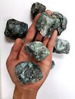 Raw Emerald Crystal Chunks, Rough Gemstones Natural Healing Gems Minerals