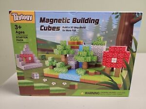 Toylogy Magnetic Blocks-Build Mine Magnet World Edition 48Pcs