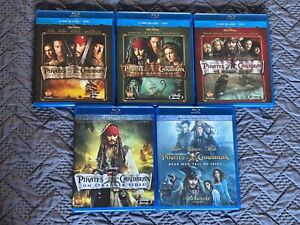 Pirates Of the Caribbean (Blu-ray + DVD) 1-5 Set