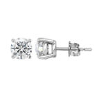 Lab Grown Diamond Studs Earrings in 14k White or Yellow Gold GH VS Friction Back