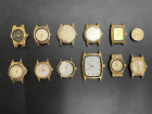Lot of 12 Vintage Watches Various Makes Brands. Untested. For Parts Repair CL47