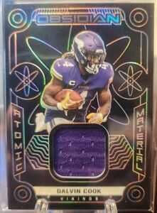 2022 Panini Obsidian Dalvin Cook Atomic Material Patch /25 Vikings #AM-DCO