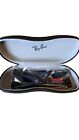 Ray Ban Glasses Hard Case, Black with Cleaning Cloth