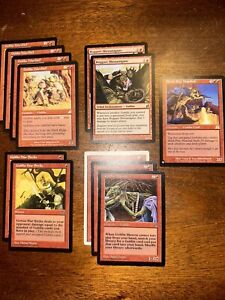 MtG Magic the Gathering Vintage Higher End Goblin Collection Lot Warchief x4