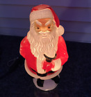 19 inch Santa Blow Mold Empire Lighted Christmas Display USA 1969 -Damaged