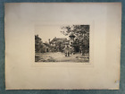 Orig. Etching Pencil Signed F. Jacques French Artist circa 1925