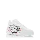 Giuseppe Zanotti Men's Talon Graffiti Low Top Sneakers Leather White EU 43 US 10