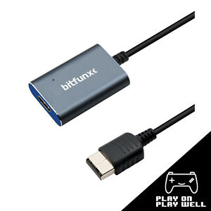 Bitfunx HDMI Adapter for SEGA Dreamcast Video Game Console 480i, 480p PAL 576i