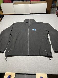 North Carolina Tar Heels Columbia Full Zip Fleece Jacket Size 2XL UNC XXL Coat