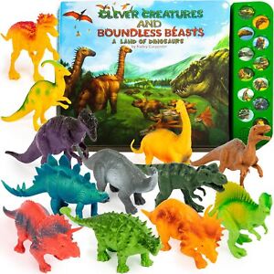 Li'l-Gen Dinosaur Toys for Kids 3-5 - Interactive Dinosaur Sound Book