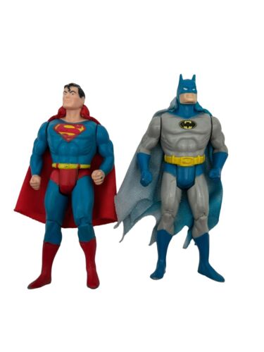 New ListingVTG 1984 Kenner DC Super Powers Batman & Superman w/ Cape