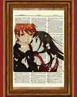 Tohru and Kyo Fruits Basket Dictionary Art Print Picture Poster Anime