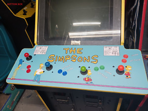 Arcade Konami 4 Player - Simpsons Tmnt - Control Panel Bottom Box