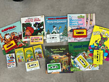 Sesame Street Cassette Tape Lot 1987  Theme Song Lot  Read Along Garfield Lot
