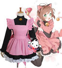 CARD CAPTOR SAKURA Black Cat Maid Servant Dress Outfit Cosplay ：44