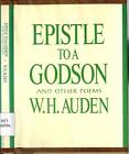 New ListingWystan Hugh Auden / Epistle to a Godson and Other Poems 1st Edition 1972