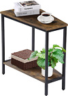 New ListingWedge End Table - Narrow Triangle End Table - Recliner Table with Storage - Corn
