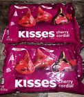 Hershey's Kisses ~ Cherry Cordial Milk Chocolate Candy 9 oz, 09/2024 ~ 2 Bags