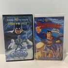 Batman And Superman Cartoons ( VHS Clamshell) Warner Bros. Family Entertainment