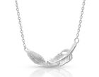 Montana Silversmiths Necklace Womens Turning Feather 19