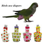 Pet Parrot Flight Suit Bird Diaper Reusable Nappy Cockatiel Pigeon Floral Apron☆