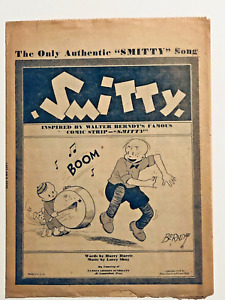 comic strip SMITTY cartoon 1928 sheet music CHICAGO TRIBUNE prank WALTER BERNDT