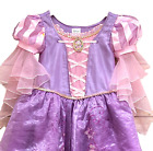 Girls Princess Dress Costume Youth 7/8 Disney Store Repunzel Sparkle DressUp   b