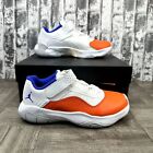 Jordan 11 CMFT Low Kids size 2Y CZ0905-108 White Orange Blue Sneakers