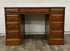 Vintage Leather Top Executive Desk by Sligh Lowry Furniture