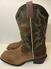 Justin Boots Style 2569 Broad Square Toe Western Cowboy Workboots Men's Size 13D