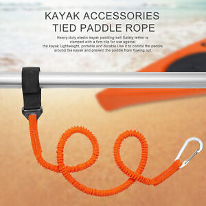 Kayak Canoe Elastic Paddle       Safety Fishing Rod Lanyard Accessories Rop 2pcs